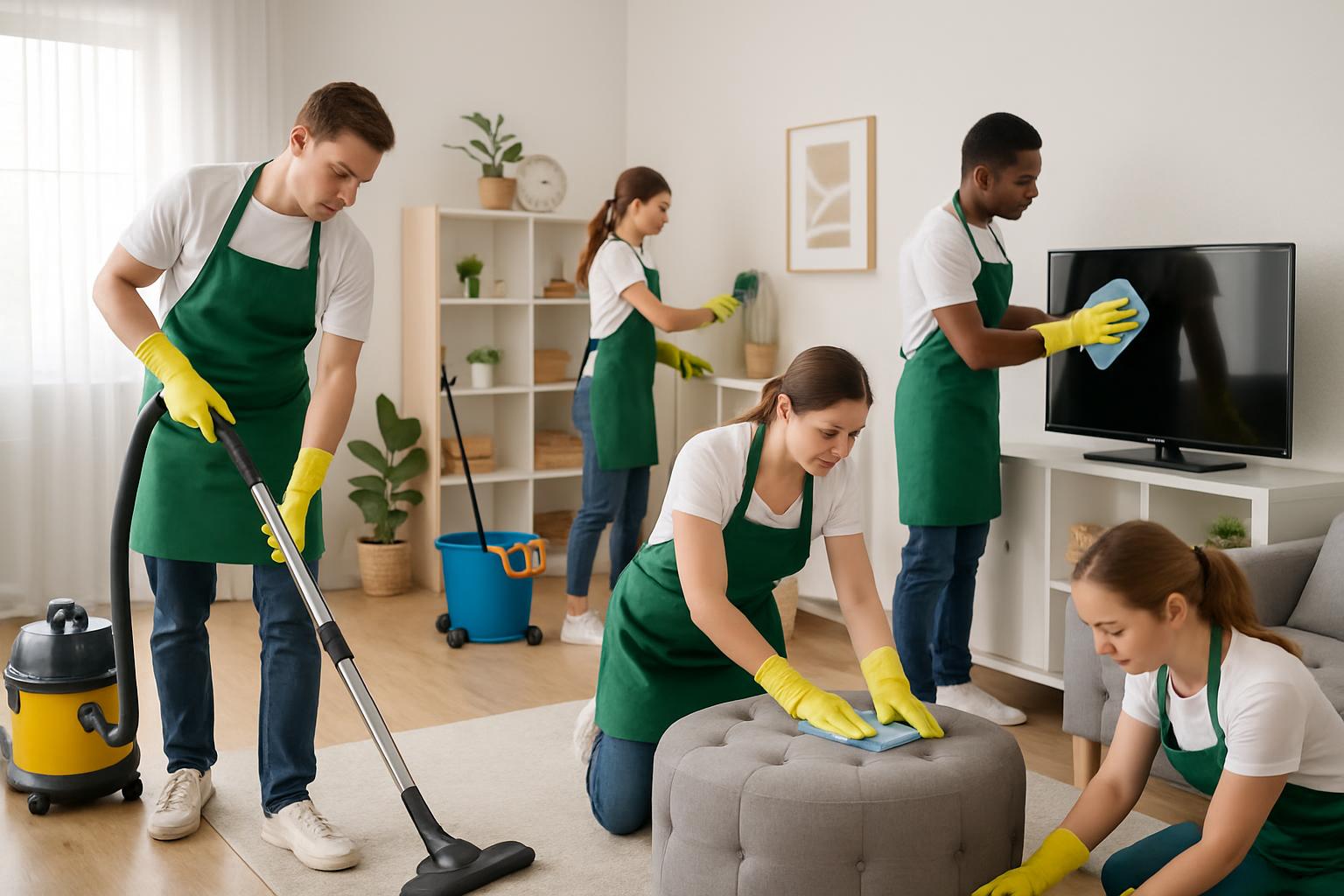 تنظيف منازل